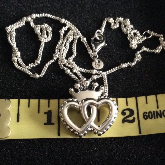 Pandora Silver Heart Crown Necklace - Picture 5 of 6